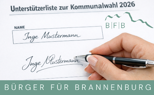 Unterszützerliste liegt noch bis 18.01.26 im Rathaus aus